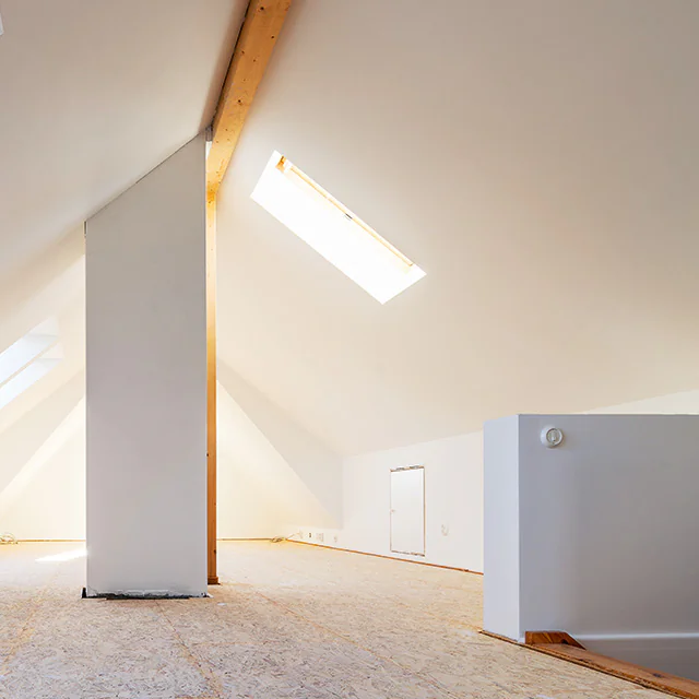 Aménagement de pièces de vie pour une rénovation, pose de cloisons sèches en plaques de plâtre